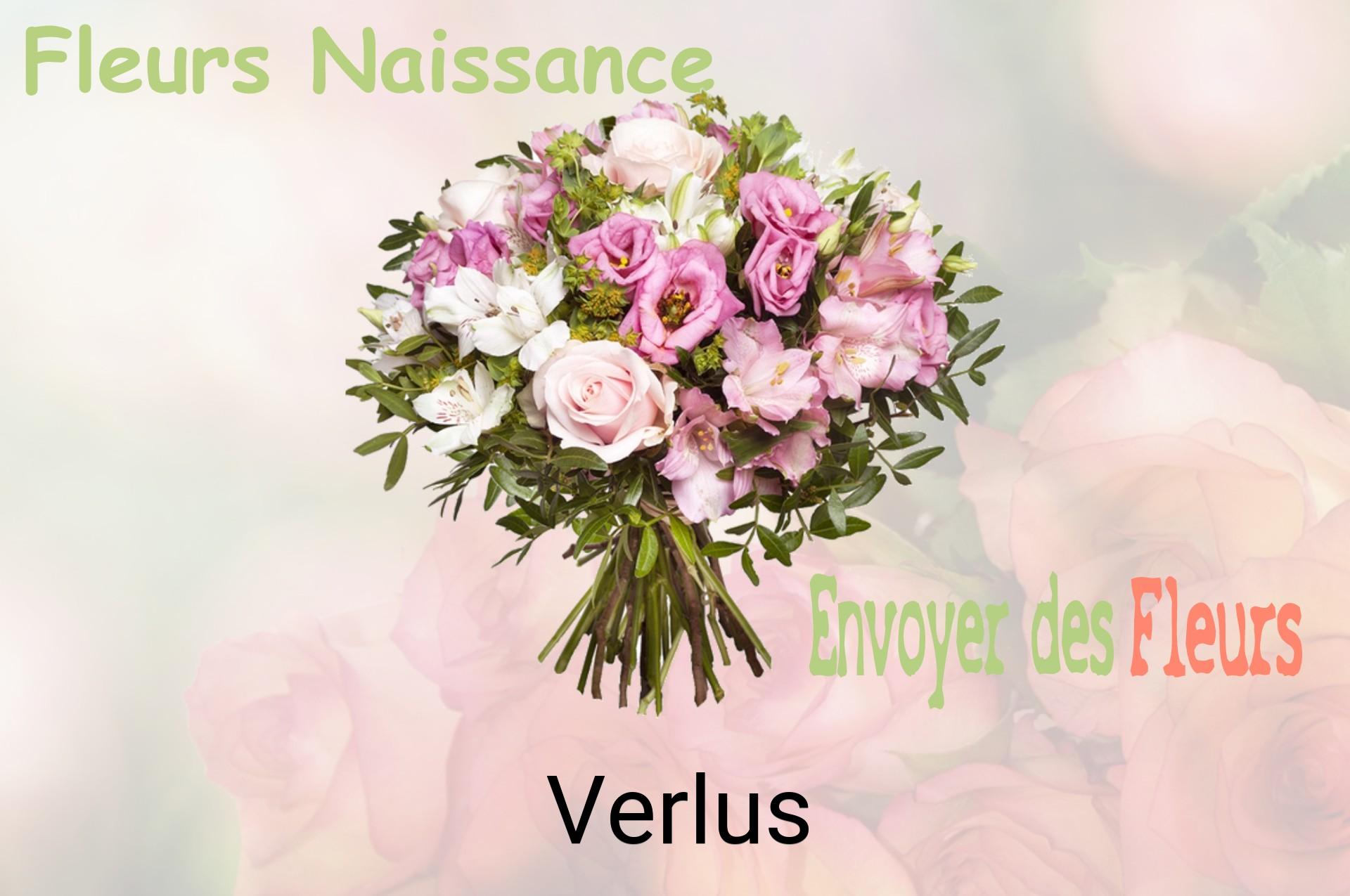 Bouquet de fleurs de naissance livré à Verlus